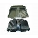 Mitsubishi EVO X Tank cover underflat in carbon fibre and kevlarcarbon