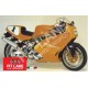 Ducati SS600-SS750-SS900 1994-1997 Carénage poly original avec des attaques de phare fibre de verre