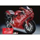 Ducati 749-999S 2005-2006 Carénage poly original avec des attaques de phare fibre de verre