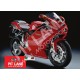 Ducati 749-999S 2005-2006 Codone Biposto per Sella Originale in vetroresina