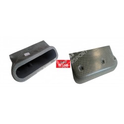 Fiat Abarth 600 Airbox 2 choke plates in kevlarcarbon