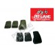 Ford Fiesta S2000 Pedalset kit in carbon or kevlarcarbon