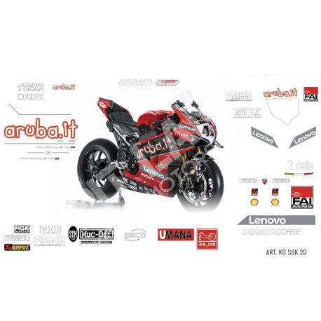 AUFKLEBER KIT RACE REPLICA Aruba Ducati Superbike 2020