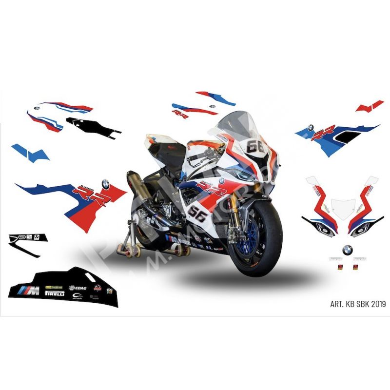 Race replica stickers kit BMW SBK 2019 - Pitlane Motorsport
