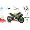 Kit de pegatinas de réplica de carrera Kawasaki SBK 2018