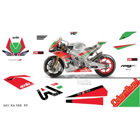 Race replica stickers kit Aprilia SBK RSV4-RF