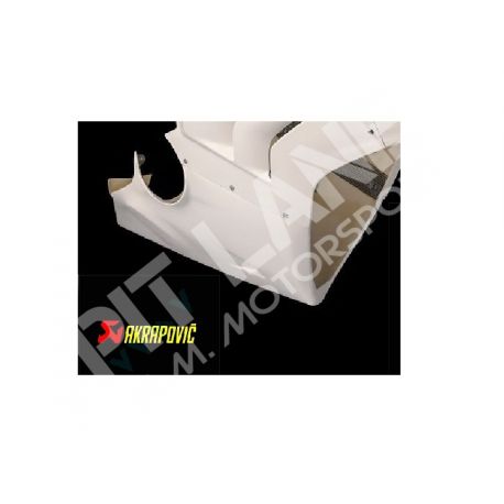 DUCATI PANIGALE V4-R 1000 2019-2022 Belly pan for AKRAPOVIC exhaust system in fiberglass
