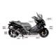 Yamaha T‐MAX 1 MODELL carbon Side cover (2 parts)
