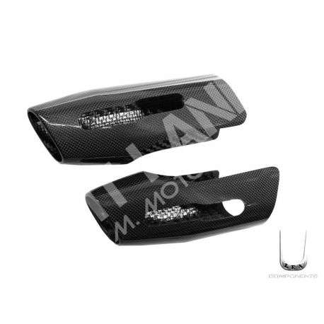 Ducati carbon Pair muffler cover