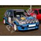 Peugeot 106 - Peugeot 106 MAXI PHASE 2 Rampe de phare de capot en fibre de verre complètes et assemblées