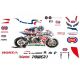 Kit d'autocollants de réplique de course Honda SBK 2015 Gold