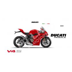 Juego de pegatinas originales Ducati Panigale V4S 2022