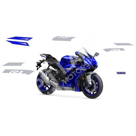 Juego de pegatinas originales Yamaha YZF R1 2020-2121 Blu