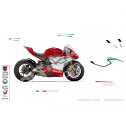 Juego de pegatinas originales Ducati Panigale V4