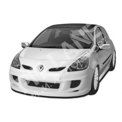 REANULT CLIO III SPORT 2005-2009 Paraurti anteriore in vetroresina