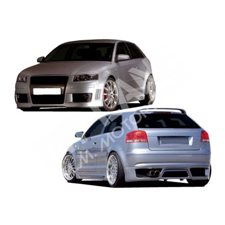 AUDI A3 2003 RACE Full BODY KIT in fiberglass