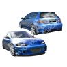 HONDA Civic 1992 Hatchback Demolidor-Look BODY KIT in fiberglass