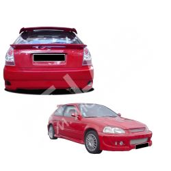 HONDA Civic 1998 Hatchback Twister-Look KIT CARROSSERIE en fibre de verre