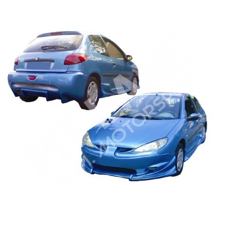 PEUGEOT 206 Flash-Look KIT CARROZZERIA in vetroresina