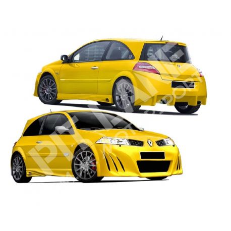 RENAULT Megane 2002-2005 Sport-Look KIT CARROSSERIE en fibre de verre