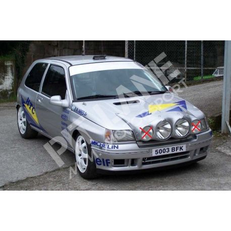 Renault CLIO WILLIAMS - Renault CLIO MAXI Fibreglass Light Pod Kit for Bonnet Headlight Pods