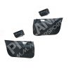 Subaru N14 Front door panels with handle and control console in carbon (Pair)