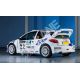 Peugeot 206 WRC Parachoques Trasero in kevlar