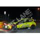 Ford Fiesta WRC Juego soportes faros antiniebla de fibra de carbono