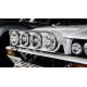 Lancia DELTA INTEGRALE 16v - DELTA EVOLUZIONE Fibreglass Light Pod Kit for Bonnet completed