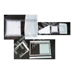Kit deslizante universal para puertas y ventanas de policarbonato/plexiglás/plástico