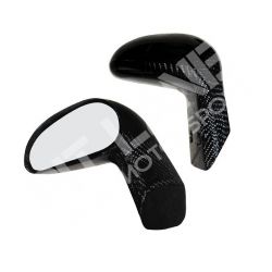 Citroen DS3 R3T - Citroen DS3 WRC - Peugeot 208 R5 - R2 Rearview mirrors in Fibreglass (Mirrors included)(Pair)
