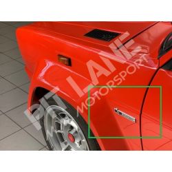 FIAT 131 ABARTH Placa de identificación de Bertone en fibra de vidrio