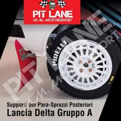 Lancia DELTA EVOLUZIONE Coppia supporti per para-spruzzi posteriori