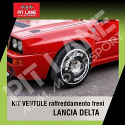 Lancia DELTA EVOLUZIONE - Lancia DELTA INTEGRALE 16v Ventilateurs de disque de frein en carbone et en aluminium