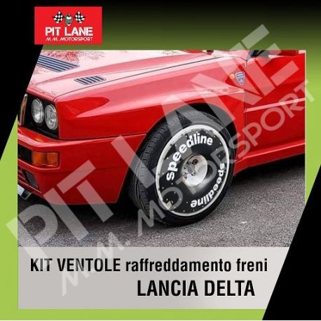 Lancia DELTA EVOLUZIONE - Lancia DELTA INTEGRALE 16v Ventiladores de disco de freno en carbono y aluminio