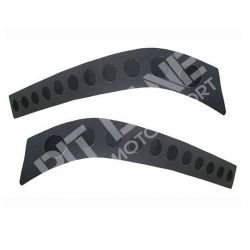 Mitsubishi EVO 9 Pair of rear window vents in carbon fibre