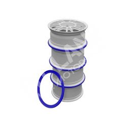 Wheel stacking ring in plastic size 17"