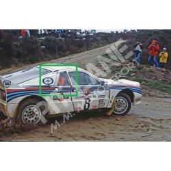 Lancia 037 Lunette arrière droite de polycarbonate