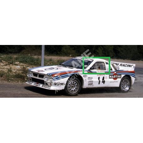 Lancia 037 Fenêtre avant gauche de polycarbonate