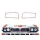 Lancia DELTA INTEGRALE 16v - Lancia DELTA EVOLUZIONE Pair of red profiles for the front grille