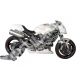 DUCATI MONSTER 900 Parte superior de la nariz carenado en fibra de vidrio