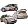 PEUGEOT 206 WRC-Look KIT CARROCERÍA en fibra de vidrio
